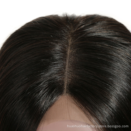 Custom Made Side Parting Short Full Lace Bob Human Hair Lace Front Wig For Black Women